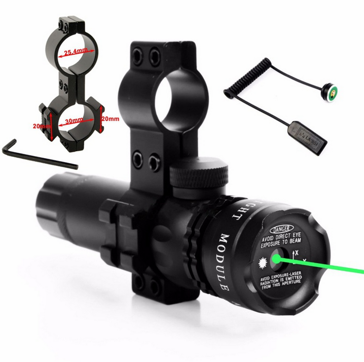 Green Laser Beam Dot Sight Scope for Gun Rifle Pistol Picatinny Mount