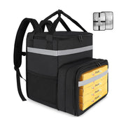 Food Delivery Backpack, Large Expandable Insulated Hot Pizza Bags