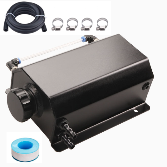 Coolant Overflow Tank 2L Aluminum Universal Radiator Overflow Tank ...