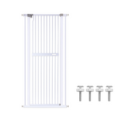 Extra Tall 150cm Pet Security Gate Safety Guard Adjustable Fit Width 76-82CM