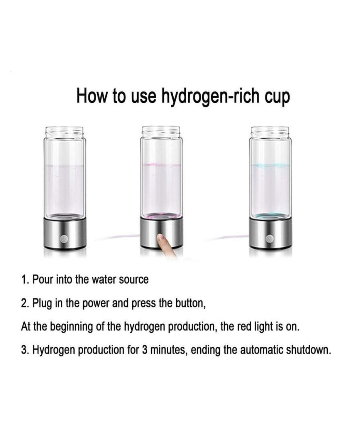 Hydrogen Water Generator Bottle