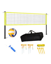 Outdoor Volleyball Net Set with Adjustable Pole