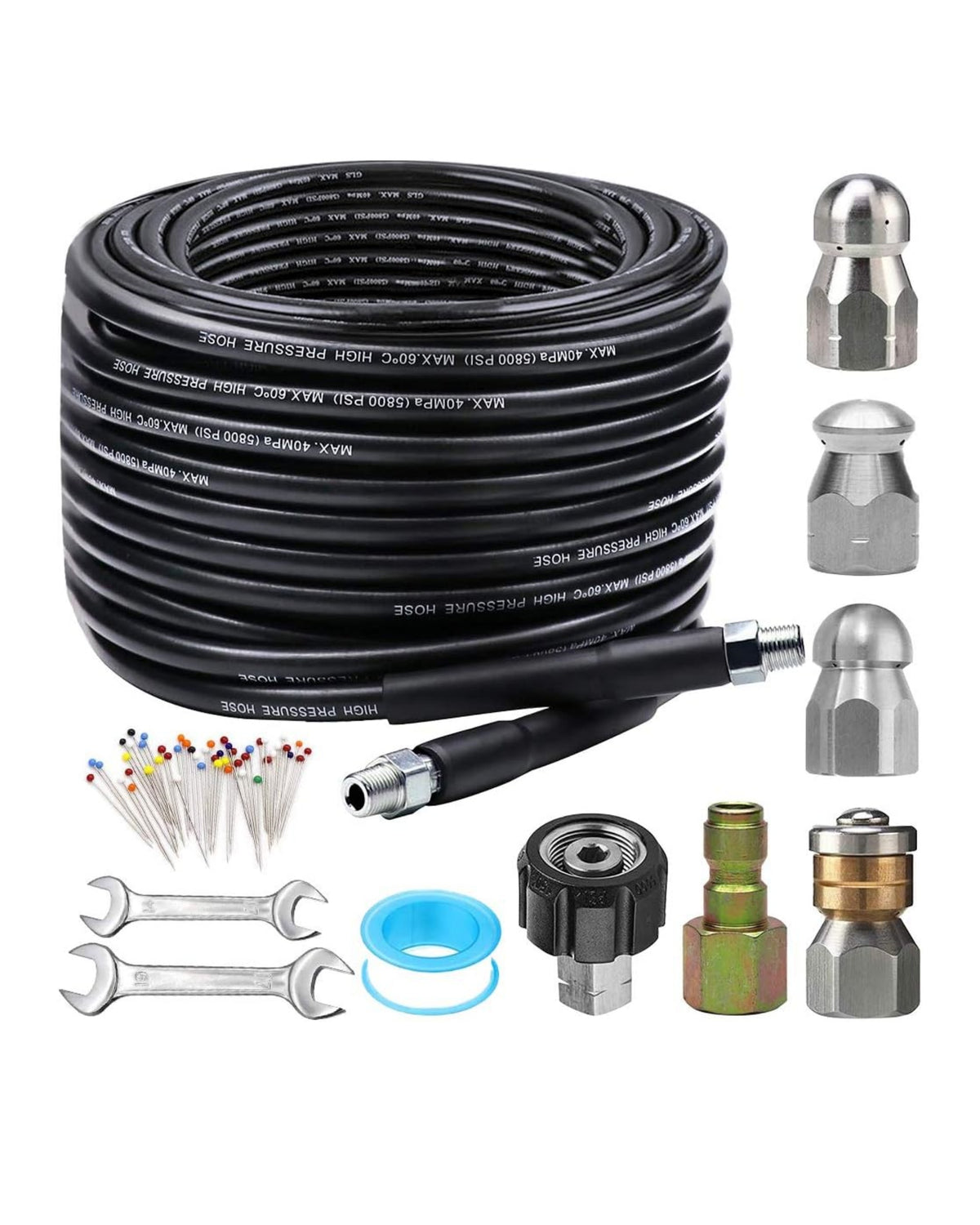 Drain Cleaning Hose for Pressure Washer