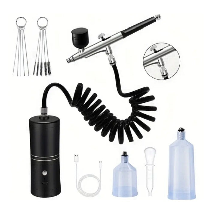 Airbrush Kit with Compressor Wireless