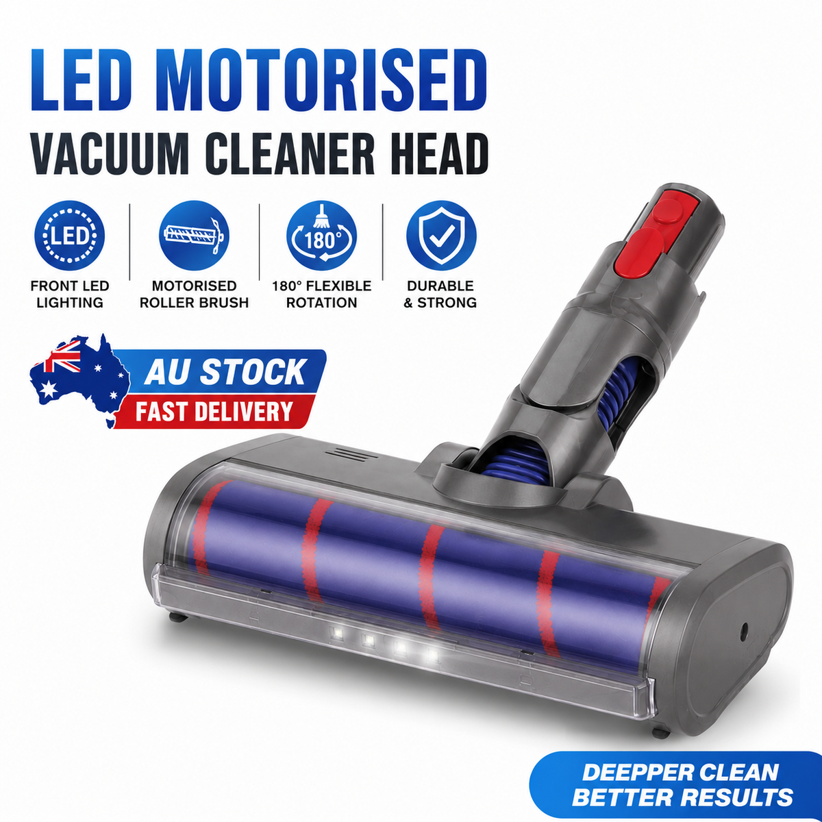 For Dyson V7 V8 V10 V11 Led Fluffy Soft Roller Brush Head Floor Vaccum Cleaner