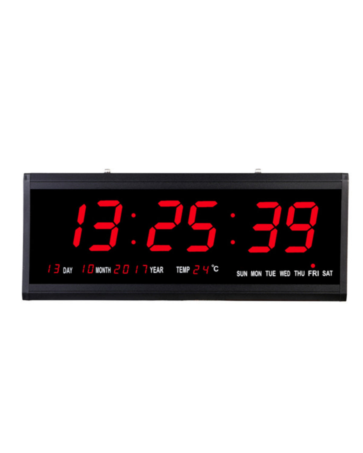 Digital Large Big Jumbo LED Wall Desk Clock Display With Calendar Temperature