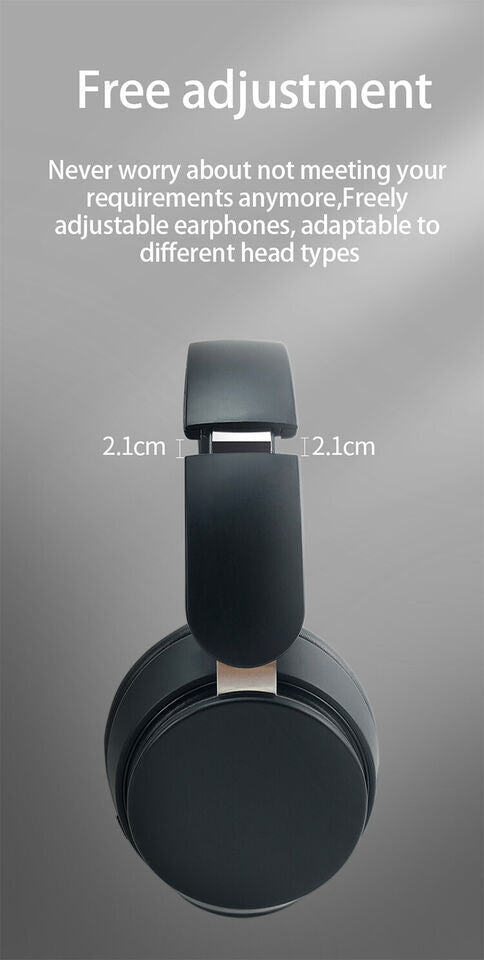 Wireless Headphones Bluetooth 5.1 Gaming Sports Earphones Gift Kids Hifi Stereo