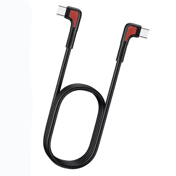 90 Degree Elbow Type C USB C Fast Charger Cable Data Sync Cord For Samsung Phone