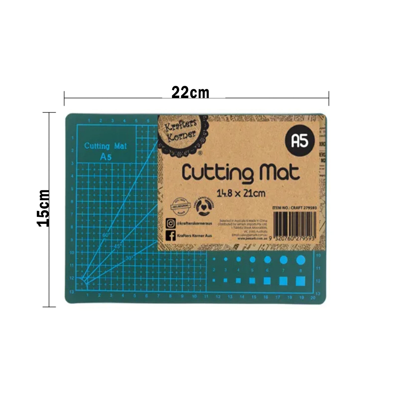 Cutting Mat Self Healing Doubleside Art Craft DIY Hobby Cutting Board PVC A3A4A5