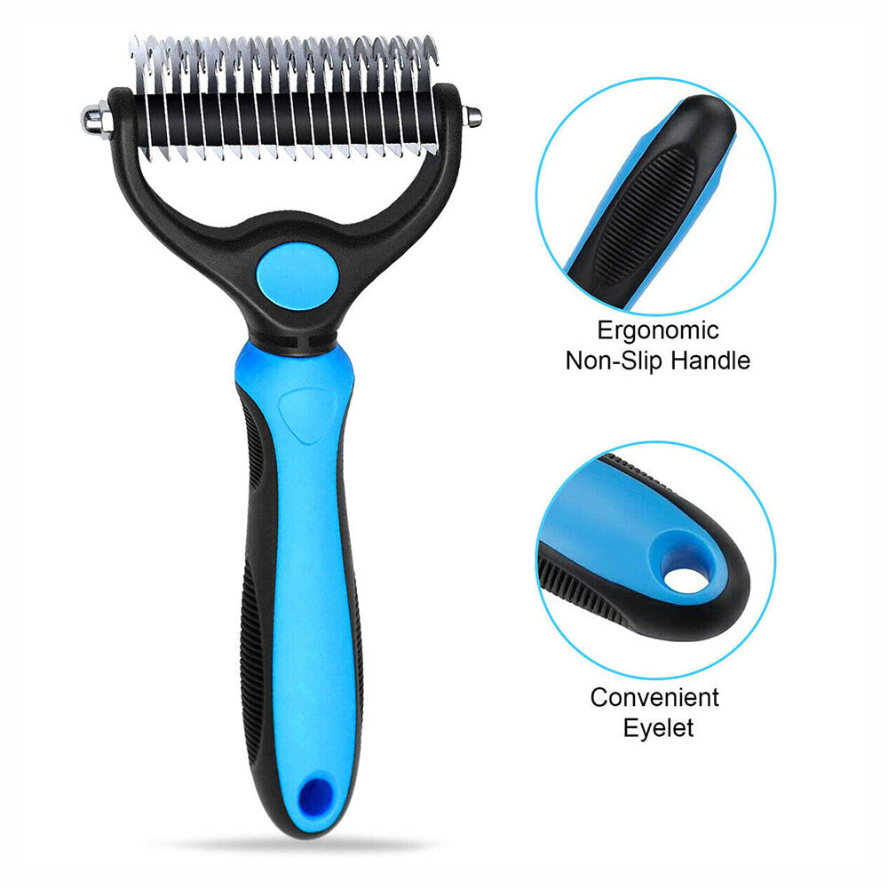 Dog Pet Cat Grooming Comb Brush Undercoat Rake Dematting Deshedding