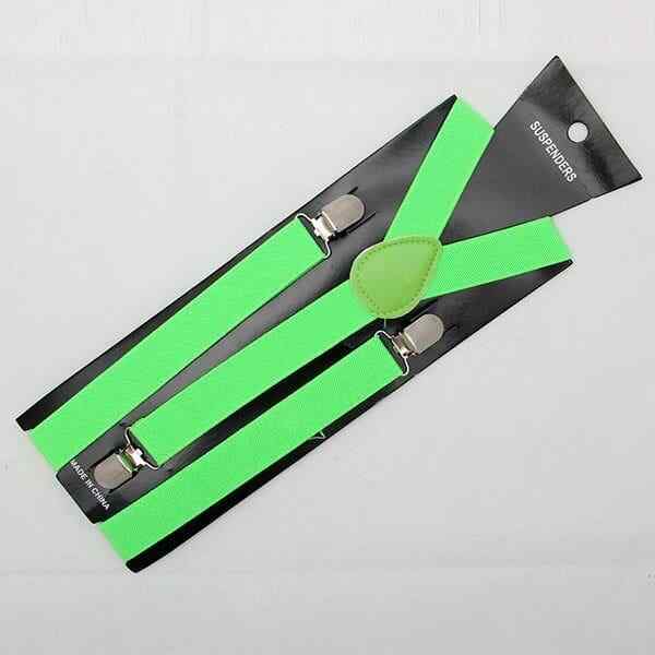 Mens Suspenders Braces Elastic Strong Adjustable Formal Wedding
