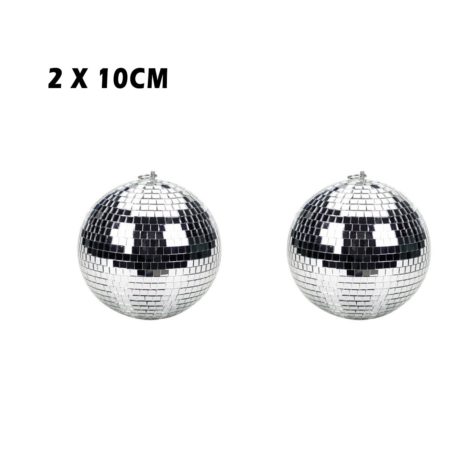 3/5/10/20cm Disco Mirror Ball DJ Light Silver Dance Party Stage Lighting Eve