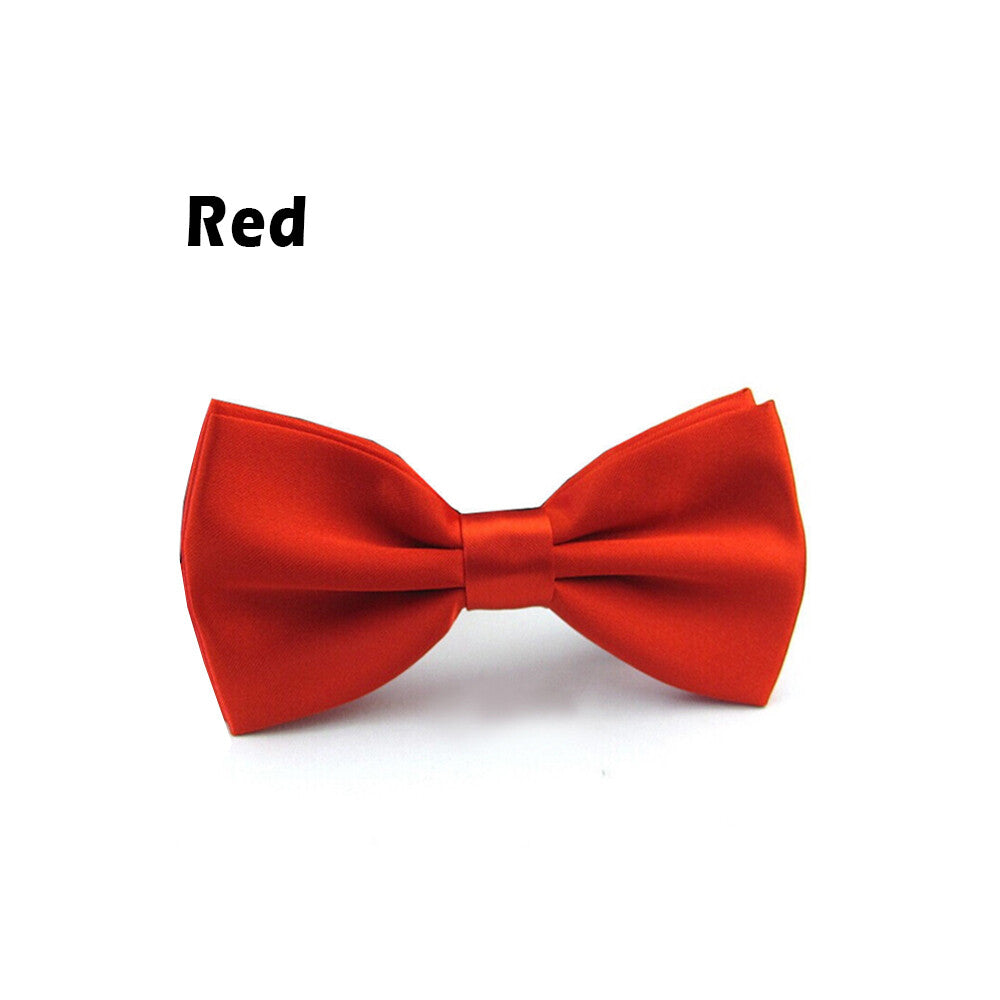 Mens Silk Tuxedo Formal Bow Tie Satin Wedding Party Pre Tied Bowtie Necktie Ties