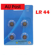 Genuine LR44 Battery Button Cell Batteries 4pc AU STOCK