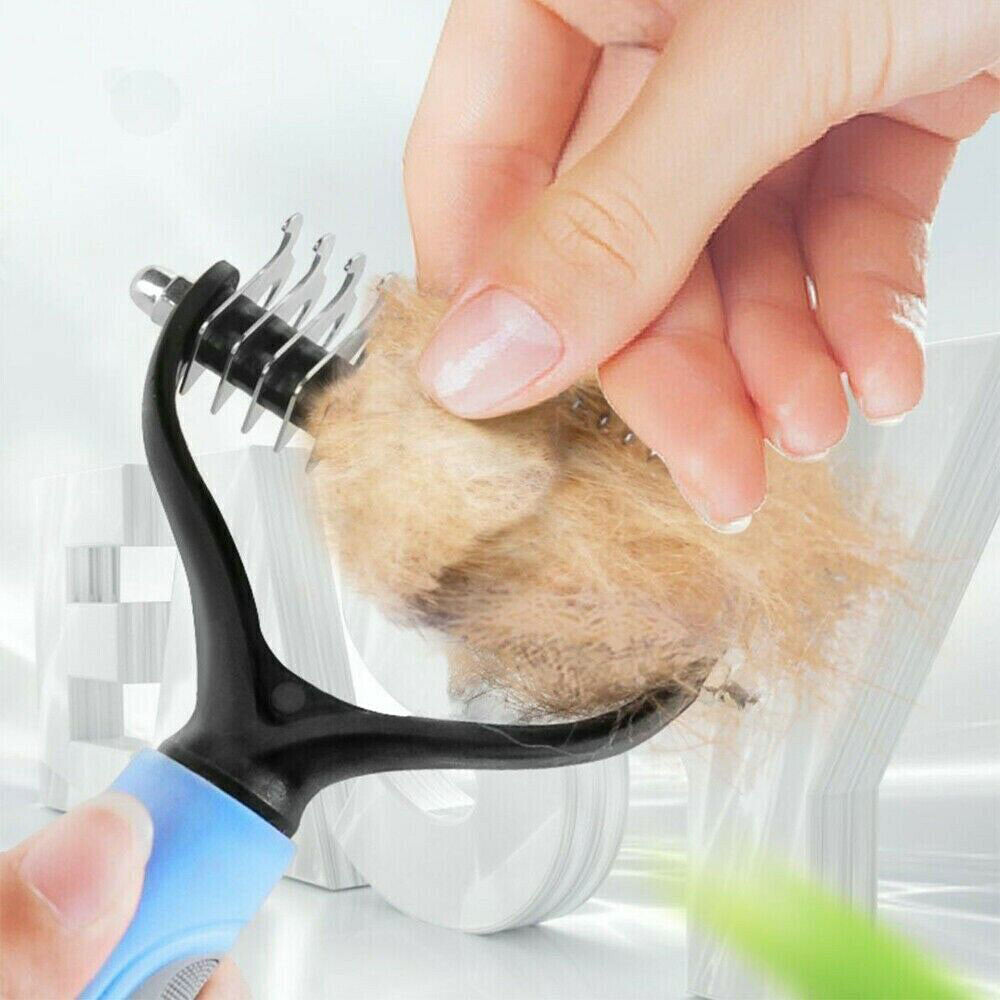 Dog Pet Cat Grooming Comb Brush Undercoat Rake Dematting Deshedding
