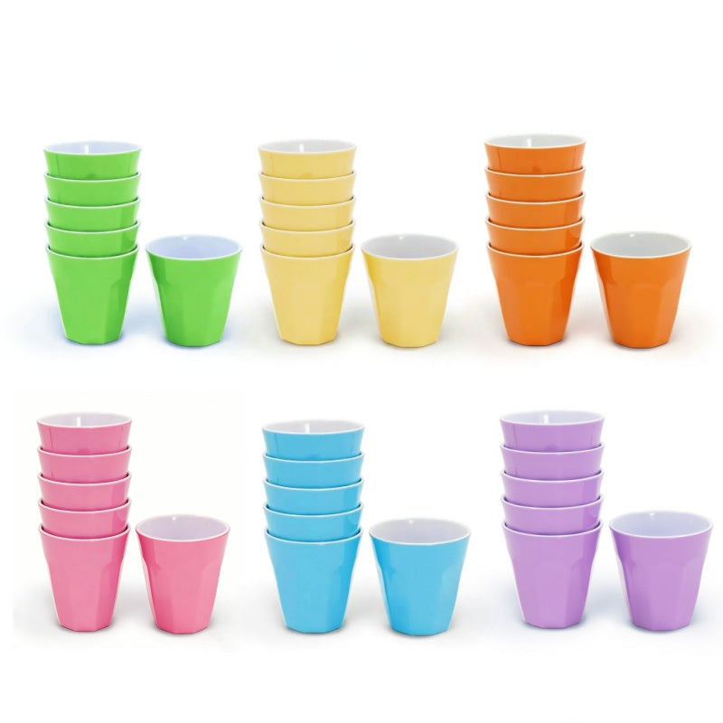 300ML Melamine Cups, Set of 6 Kids Children Dishwasher Safe, BPA Free
