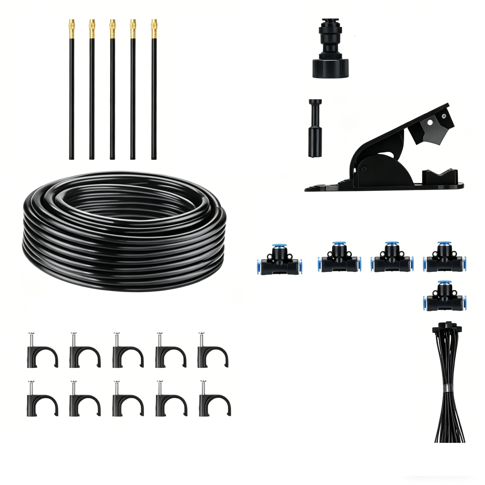 5M Adjustable Watering Irrigation Misting System Kit