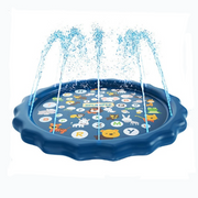Pet Dog Sprinkler Splash Pad Mat Kids Water Play Spray Pool Toy 100cm