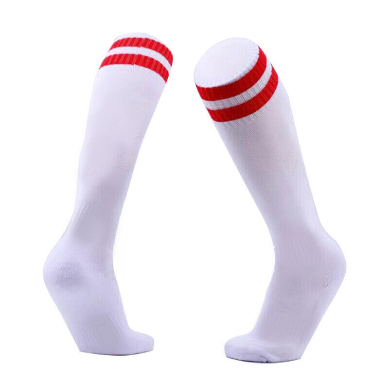 Kids Adult High Knee Soccer Football Socks