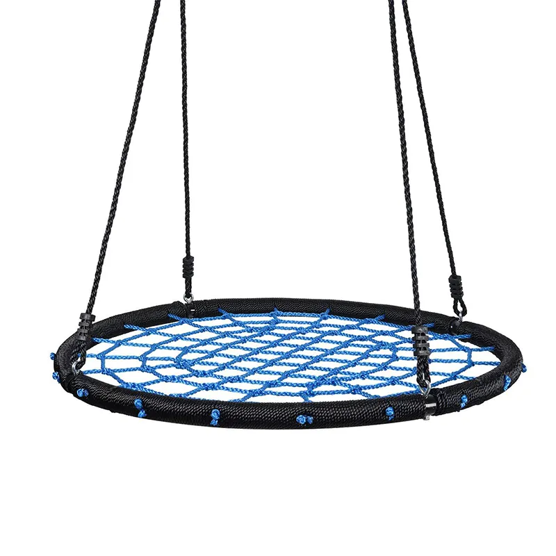 Tree Swing Spider Web Tree Swing Net Swing Platform Rope Round Swing Detachable