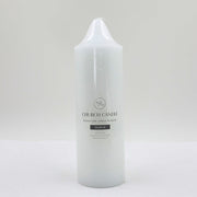 Church Pillar White Candle No Scent Wedding Lead