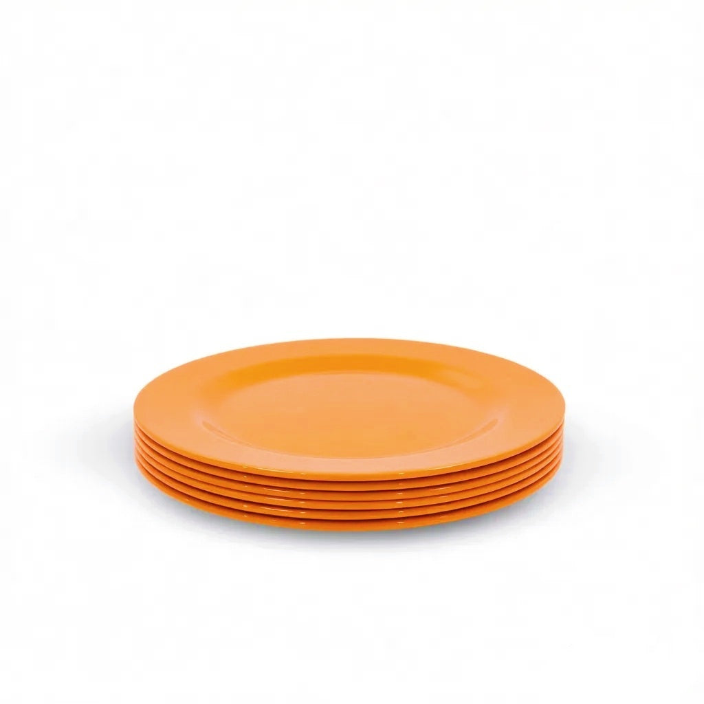 Set of 6, 20/25CM Melamine Plates BPA Free Kids Dinnerware