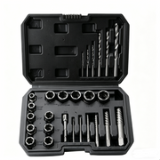 26PCS Easy Out Stripped Screw Remover Socket Set Tool