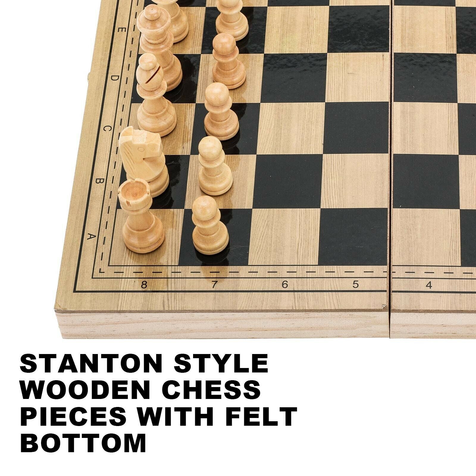 Chess Board Games Folding Large Chess Wooden Chessboard Set
