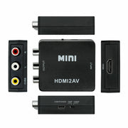 HDMI to AV Converter Output Digital to RCA Analog Audio/Video Input Composite