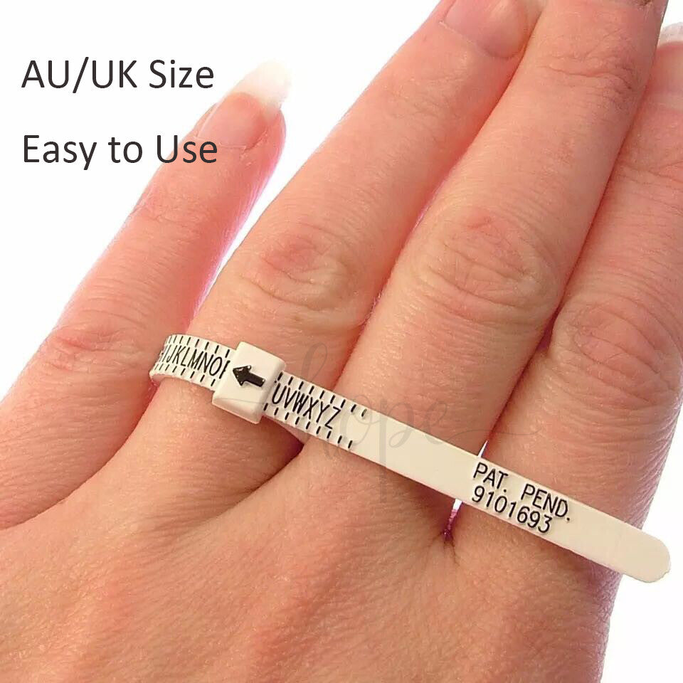 Ring Sizer for Women/Men Measurement Tool Adjuster Finger Sizes in AU UK US CA