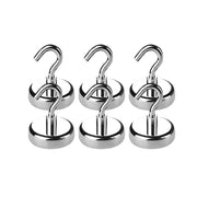 6x  32mm Magnetic Hooks Strong Refrigerator Kitchen Hanger Holder Rare Earth Magnet