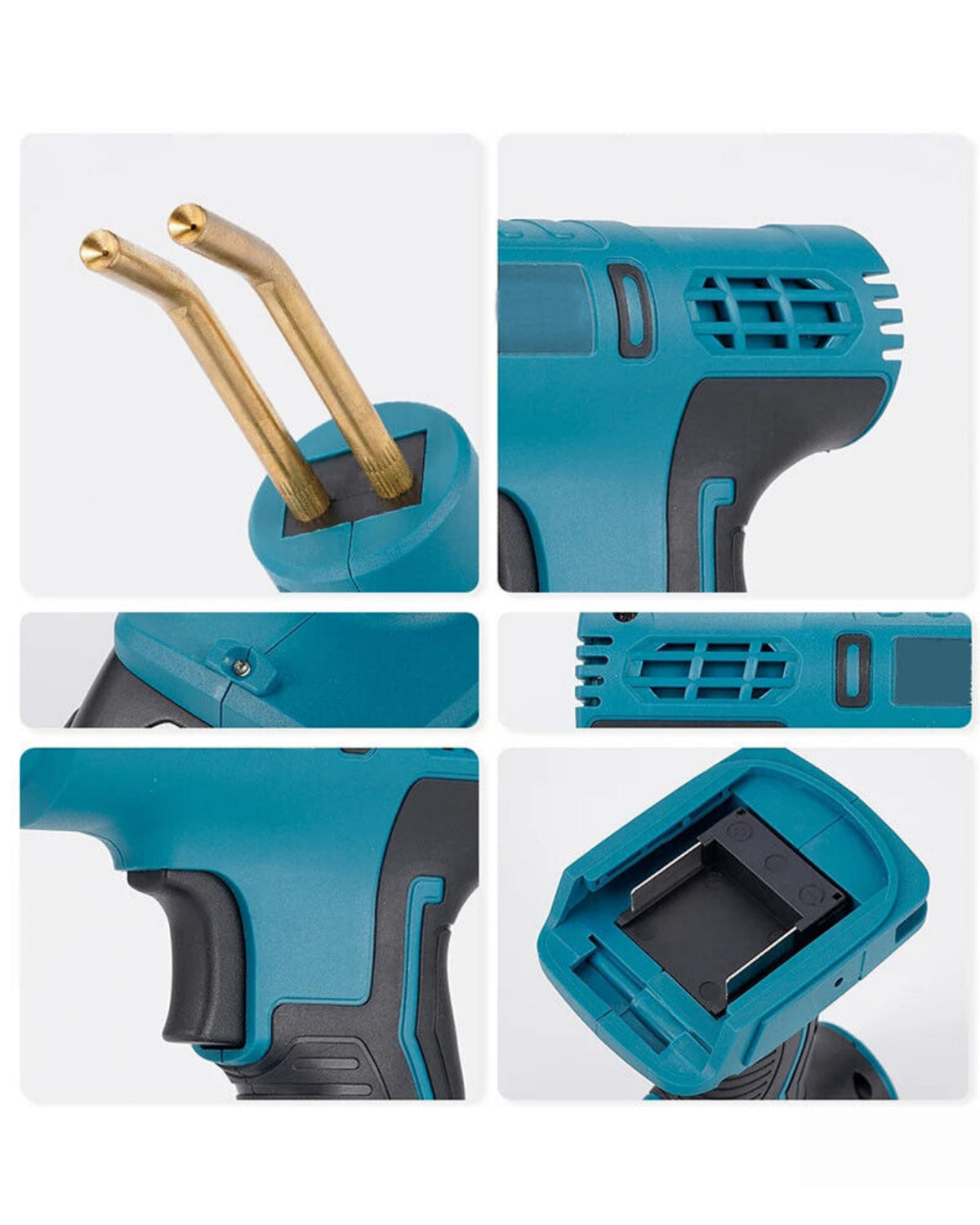 (No Battery) Plastic Welder Garage Tool Hot Stapler Bumper Fit Makita 18V Battery