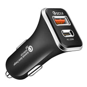 Type C Car Charger Adapter USB QC3.0 PD Type-C Quick Charging Cigarette Lighter