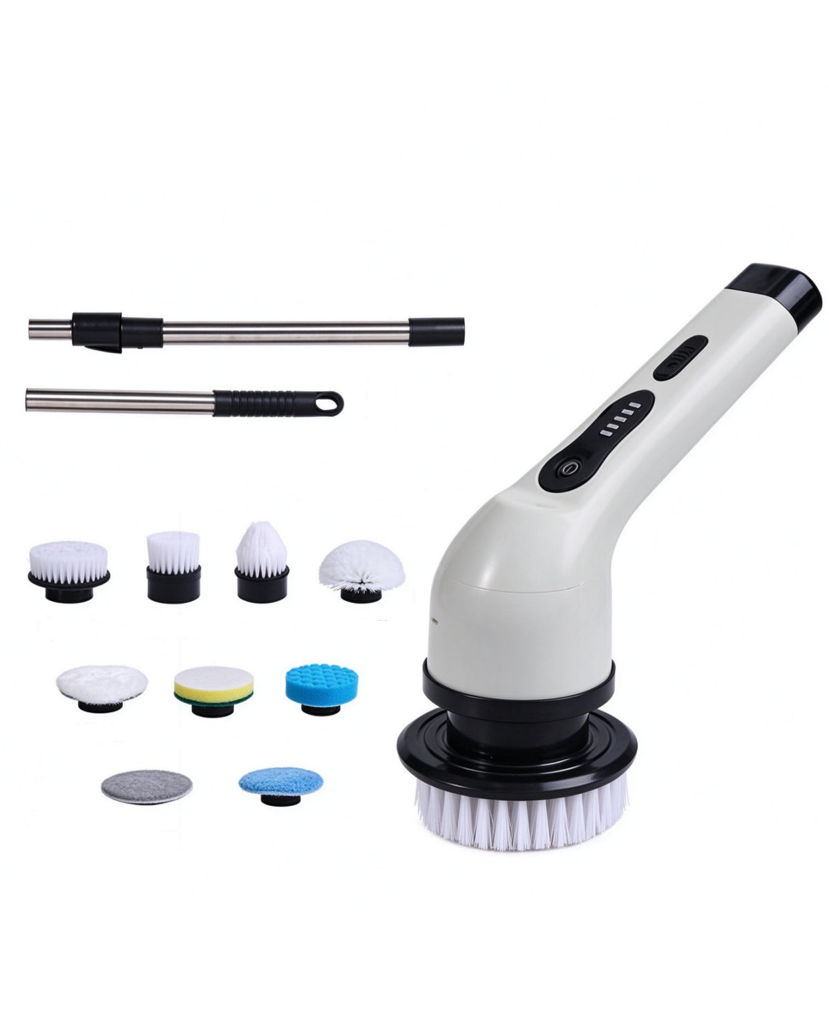 9 Heads Rechargeable Cordless Spin Scrubber Electric Turbo Scrub Cleaning Brush